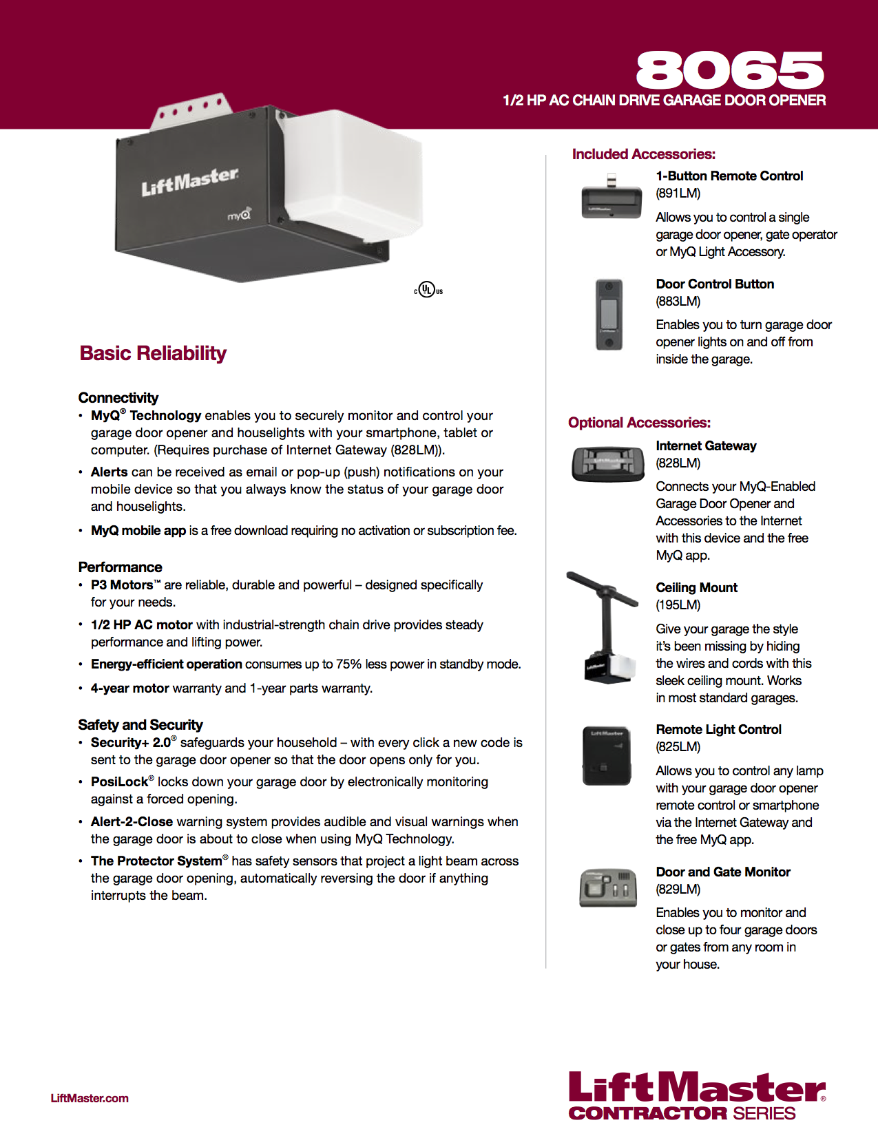 LiftMaster Model 8065